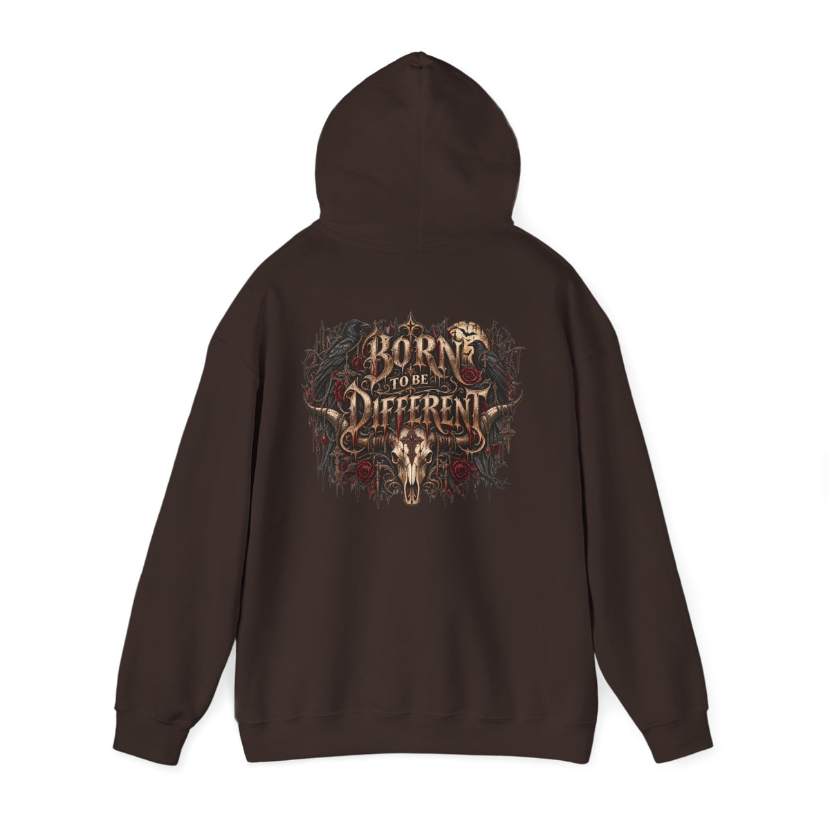 Wild & Whisker  Western Bull Skull Floral Hoodie