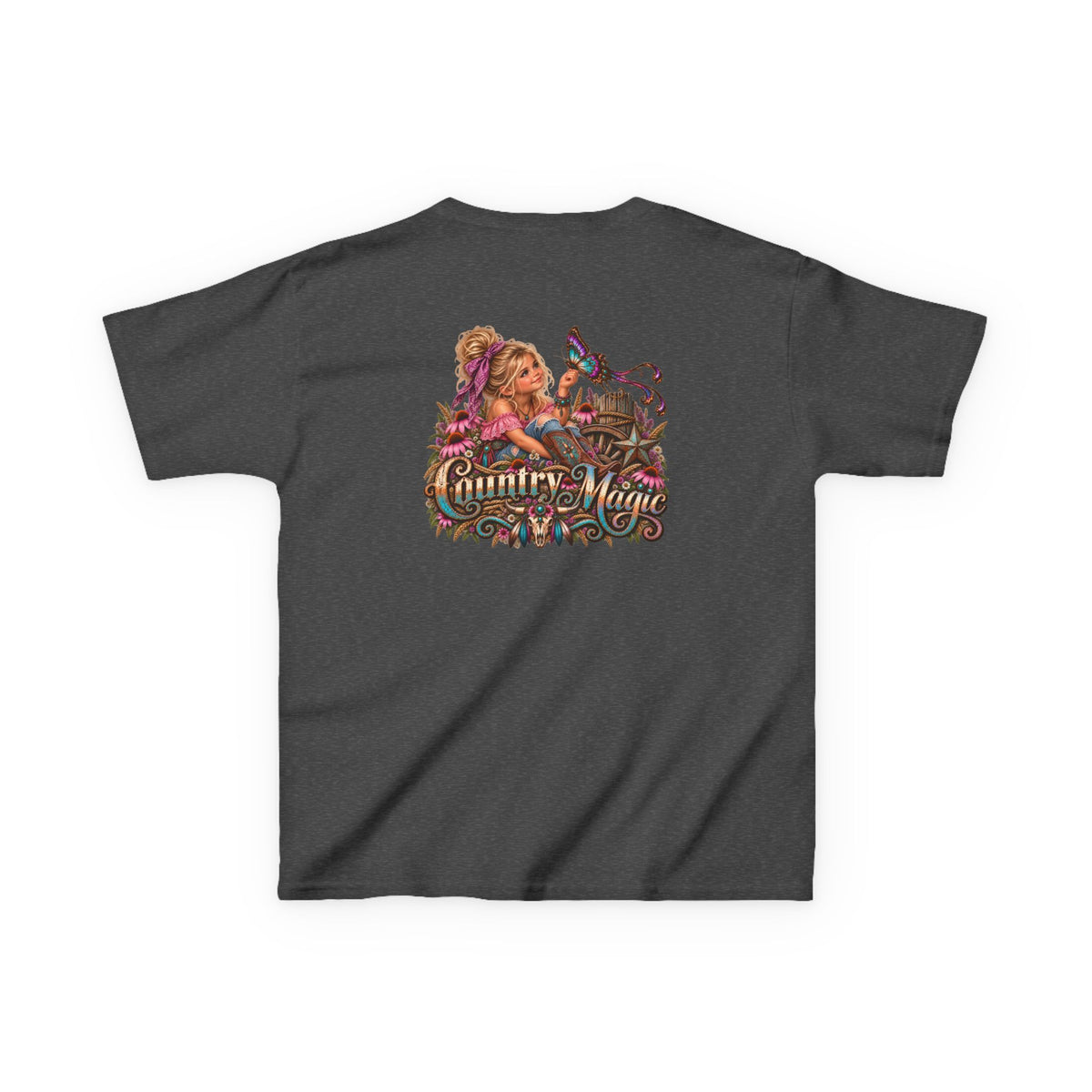 Kids Wild Whisker Country Magic Butterfly Tee