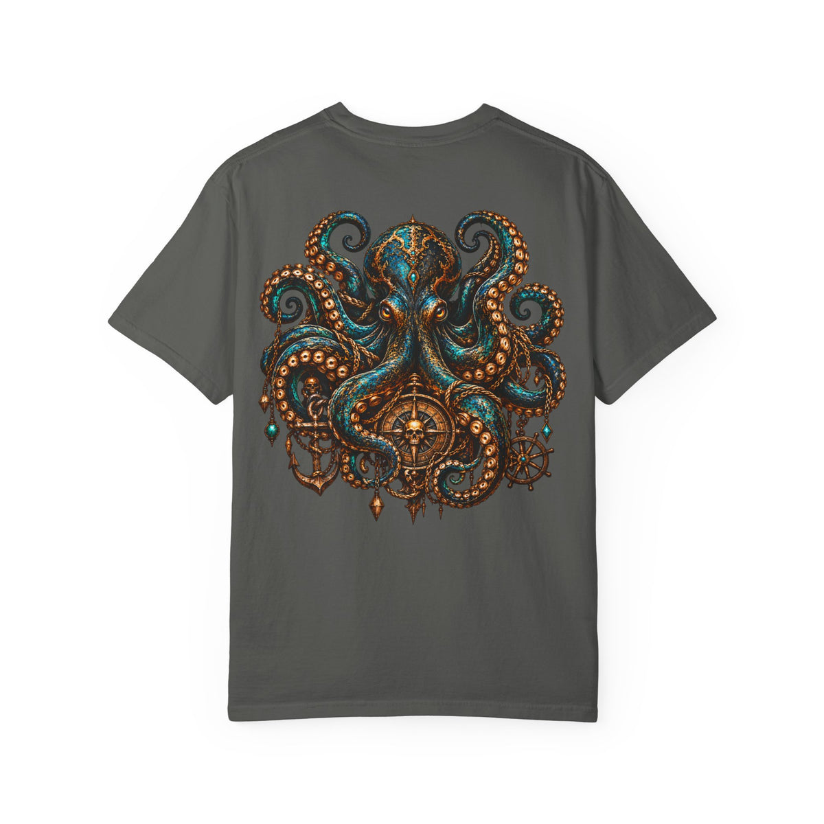 Mystical Octopus and Antler Graphic T-Shirt