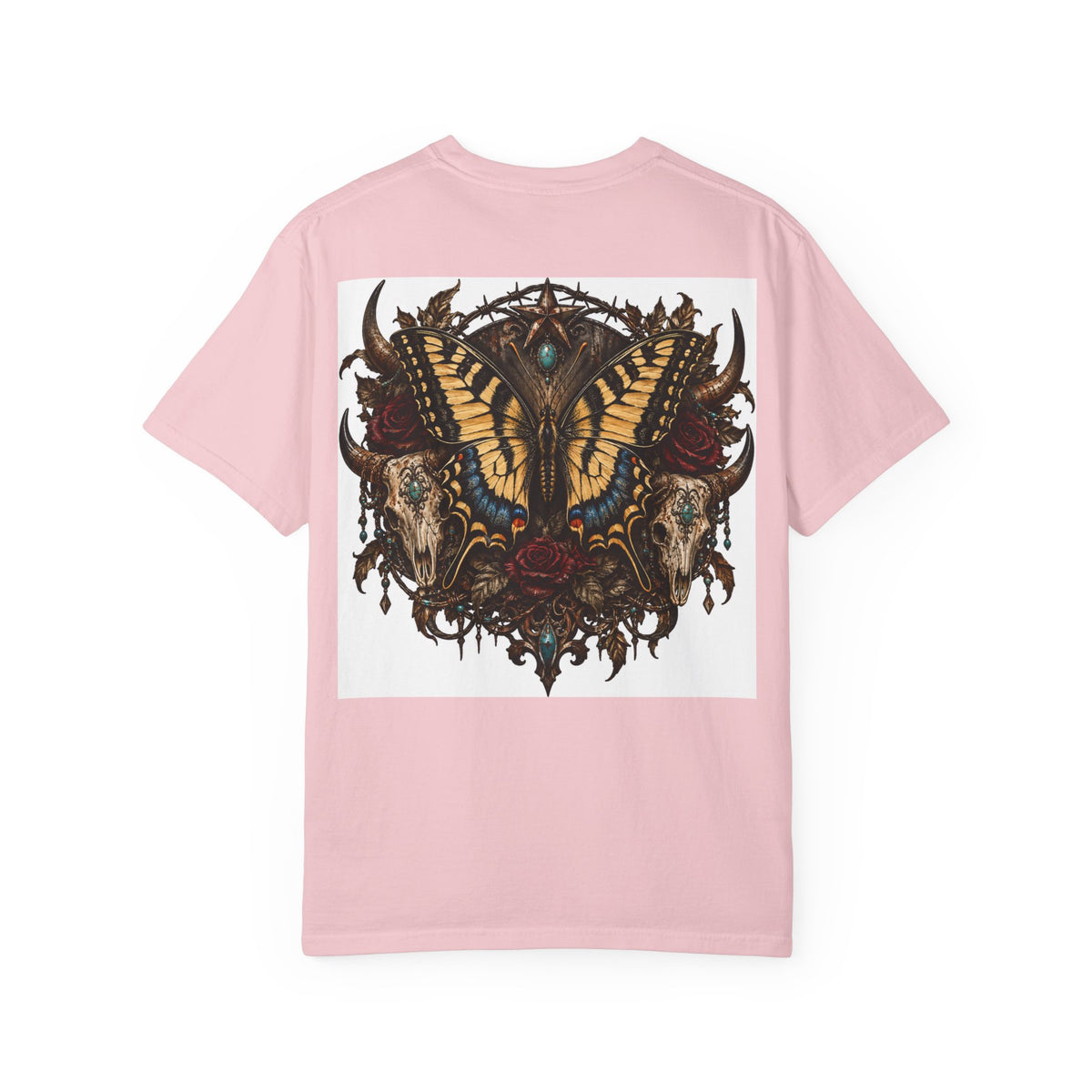 Wild & Whisker  Antler and Butterfly Graphic T-Shirt