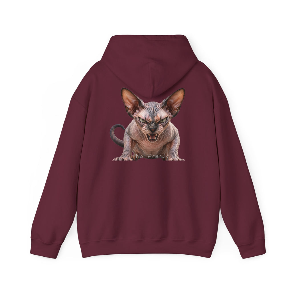 Not Friendly Sphynx Cat Hoodie