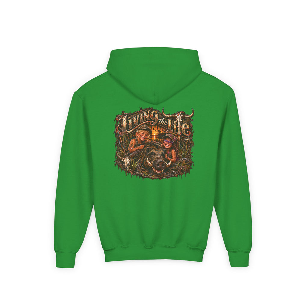 Wild Hog Youth Living the Life Hoodie