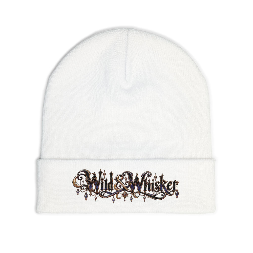 Wild & Whisker Jewel Embroidered Knit Beanie