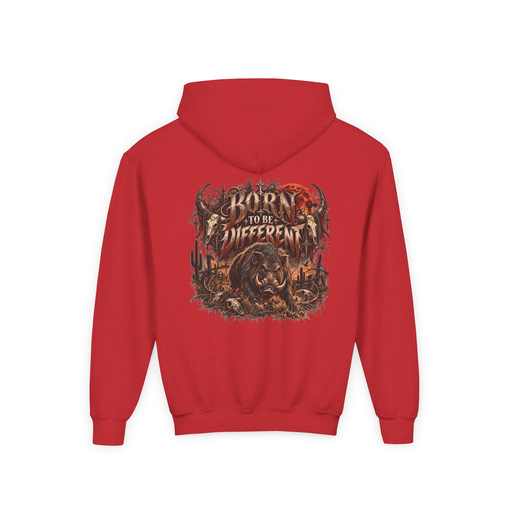 Youth Hooded Sweatshirt – Wild Boar Graphic Hoodie
