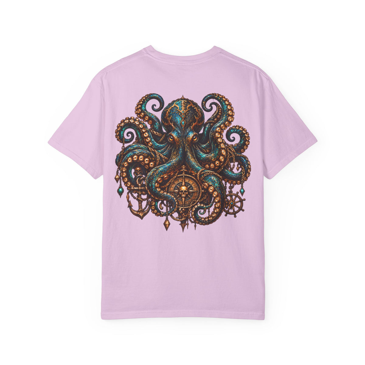 Mystical Octopus and Antler Graphic T-Shirt