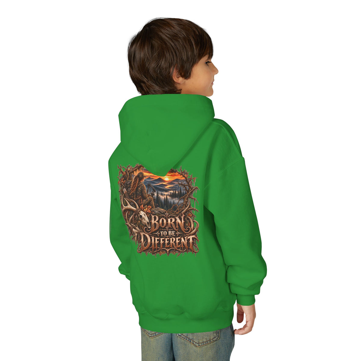 Youth Born Different Wilderness Graphic Hoodie