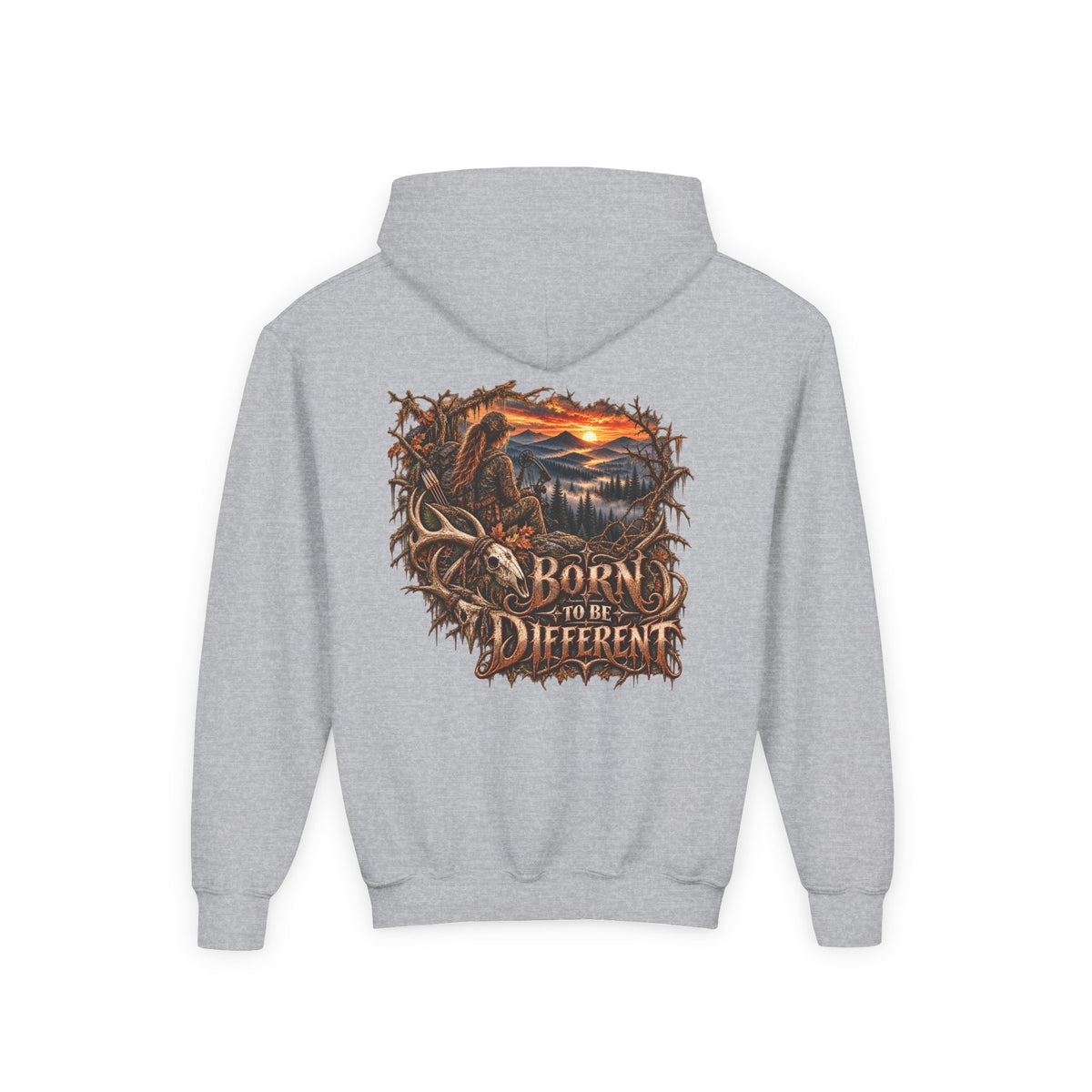 Youth Born Different Wilderness Graphic Hoodie