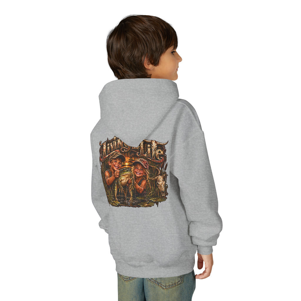 Youth Living the Good Life. Frog Hoodie
