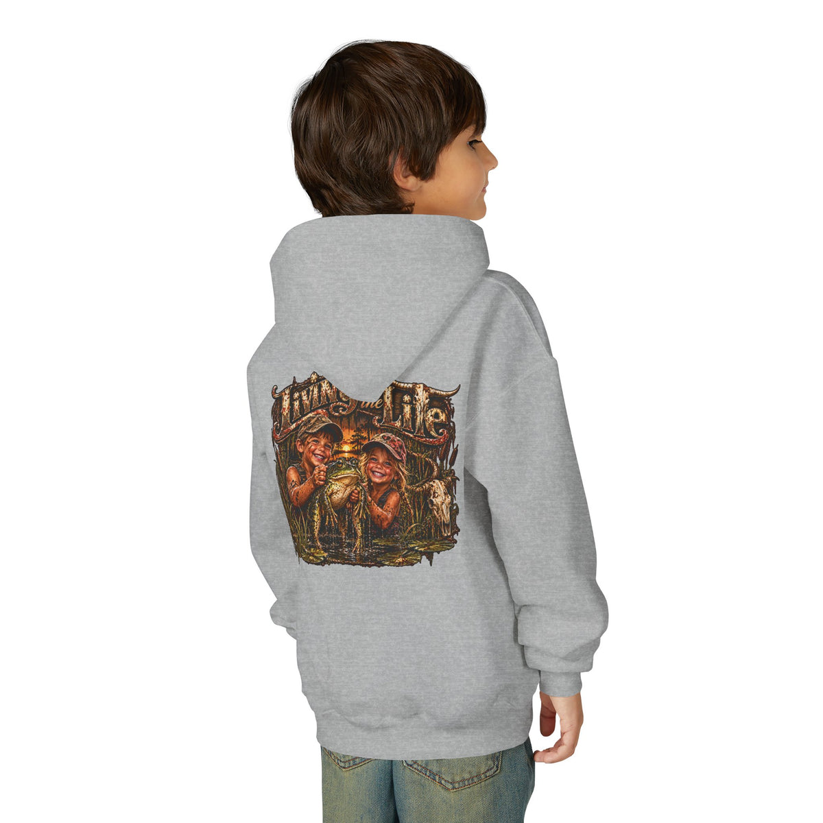 Youth Living the Good Life. Frog Hoodie