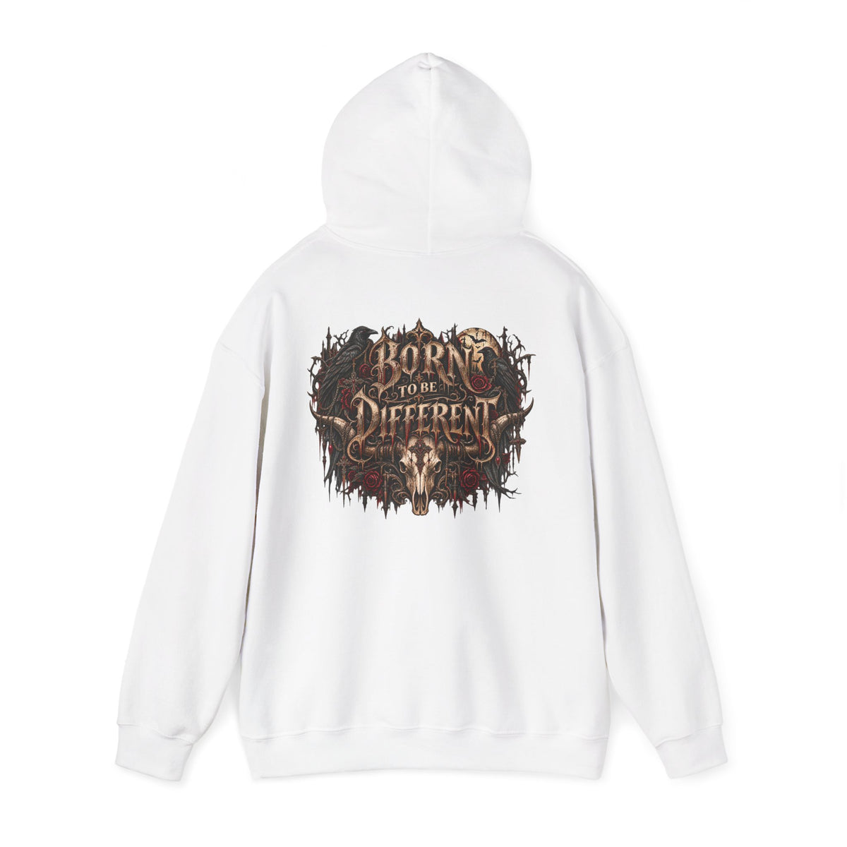 Wild & Whisker  Western Bull Skull Floral Hoodie