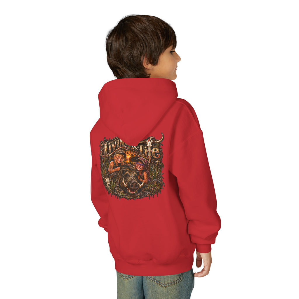 Wild Hog Youth Living the Life Hoodie