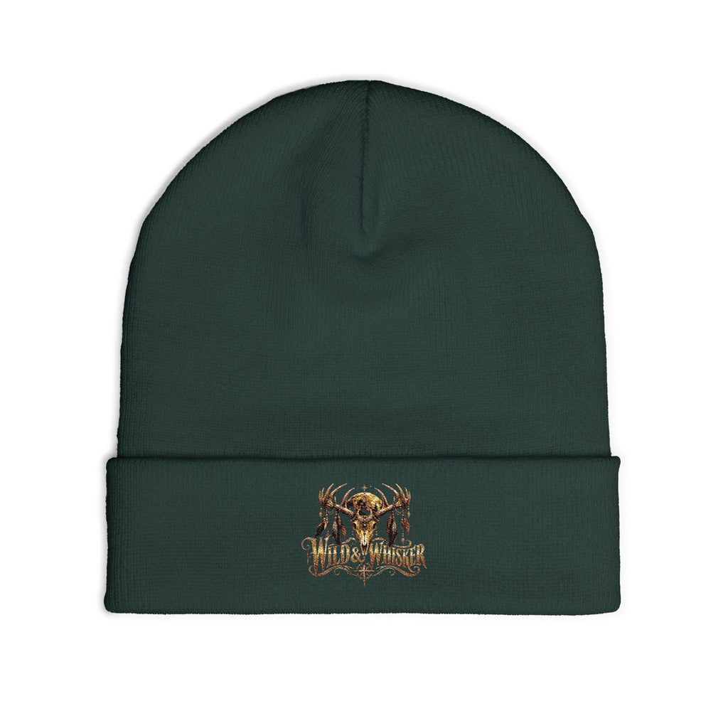 Wild & Whisker deer horns beanie embroidered