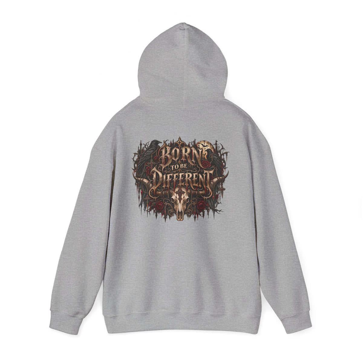 Wild & Whisker  Western Bull Skull Floral Hoodie