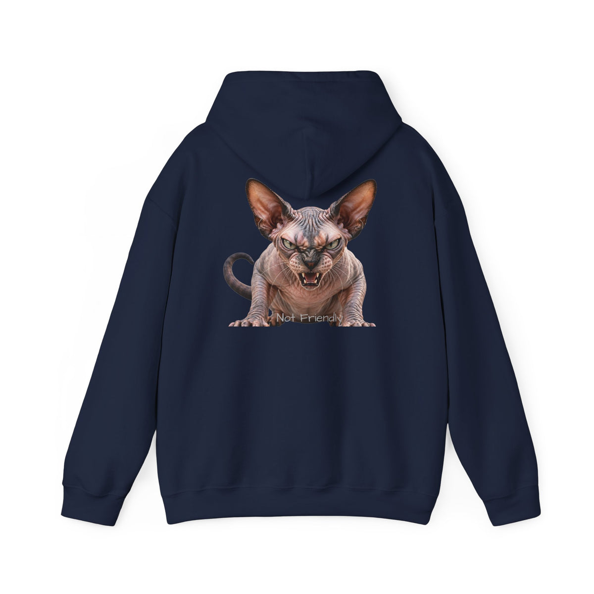Not Friendly Sphynx Cat Hoodie