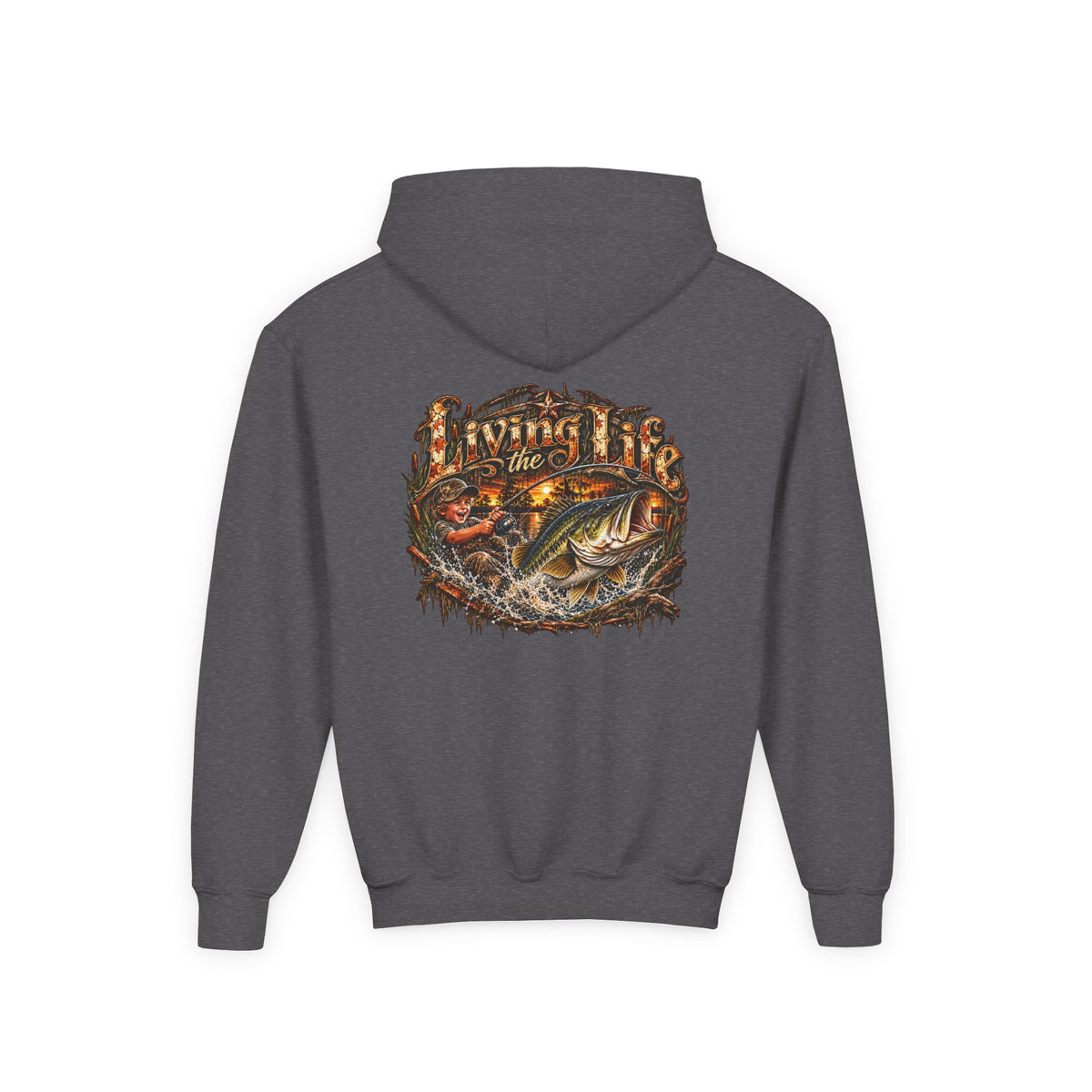 Youth Hunting & Fishing Graphic Hoodie