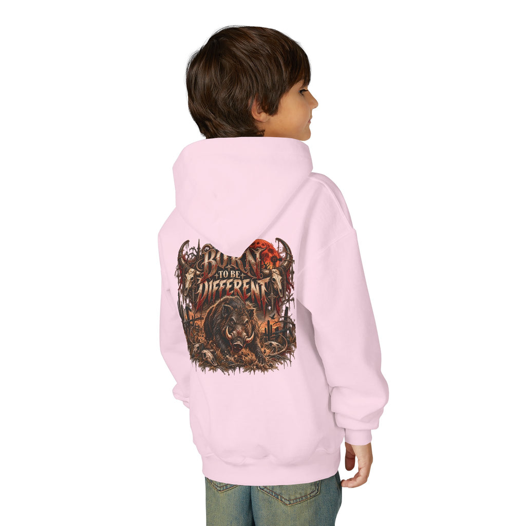 Youth Hooded Sweatshirt – Wild Boar Graphic Hoodie