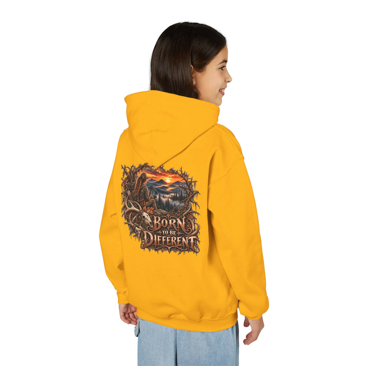 Youth Born Different Wilderness Graphic Hoodie