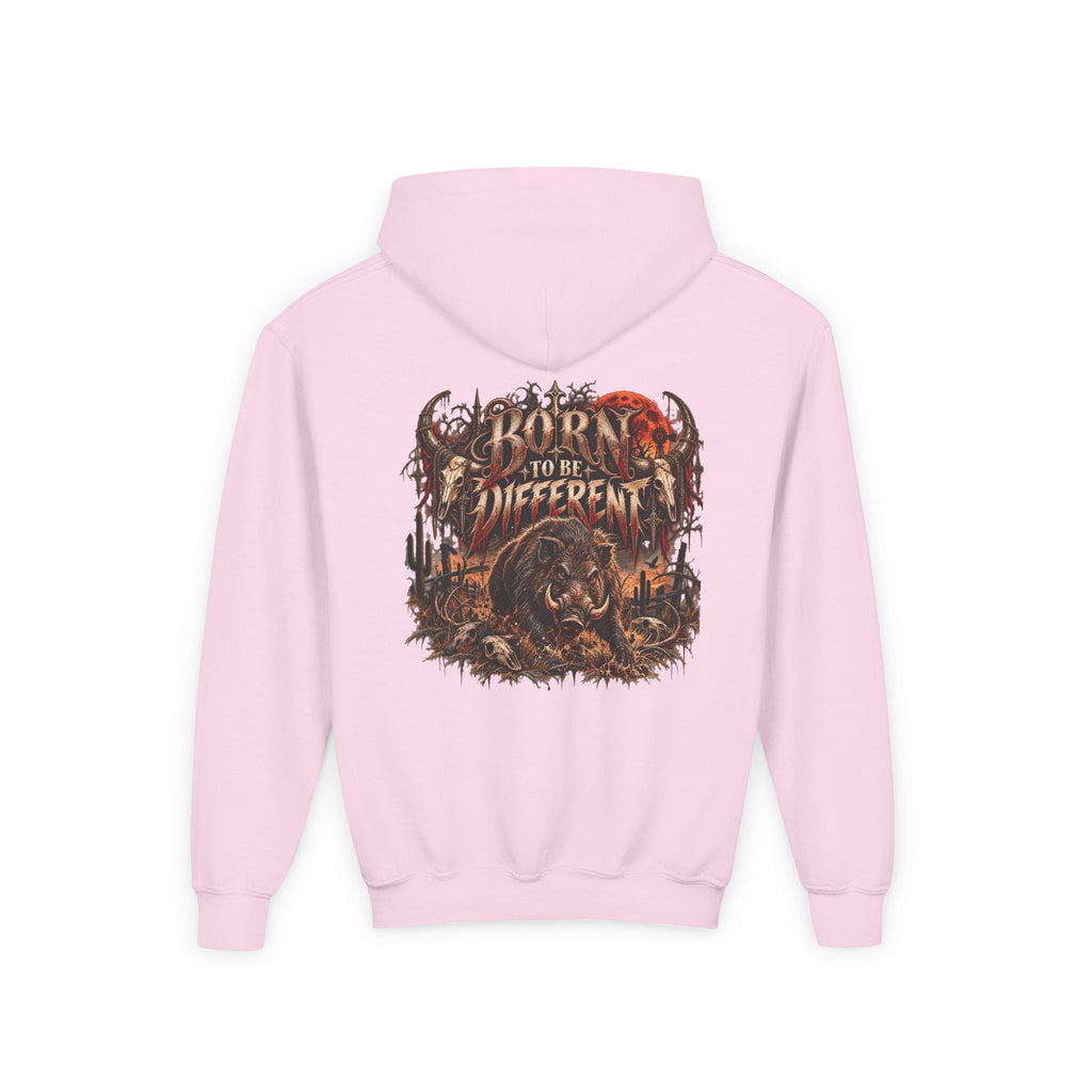Youth Hooded Sweatshirt – Wild Boar Graphic Hoodie