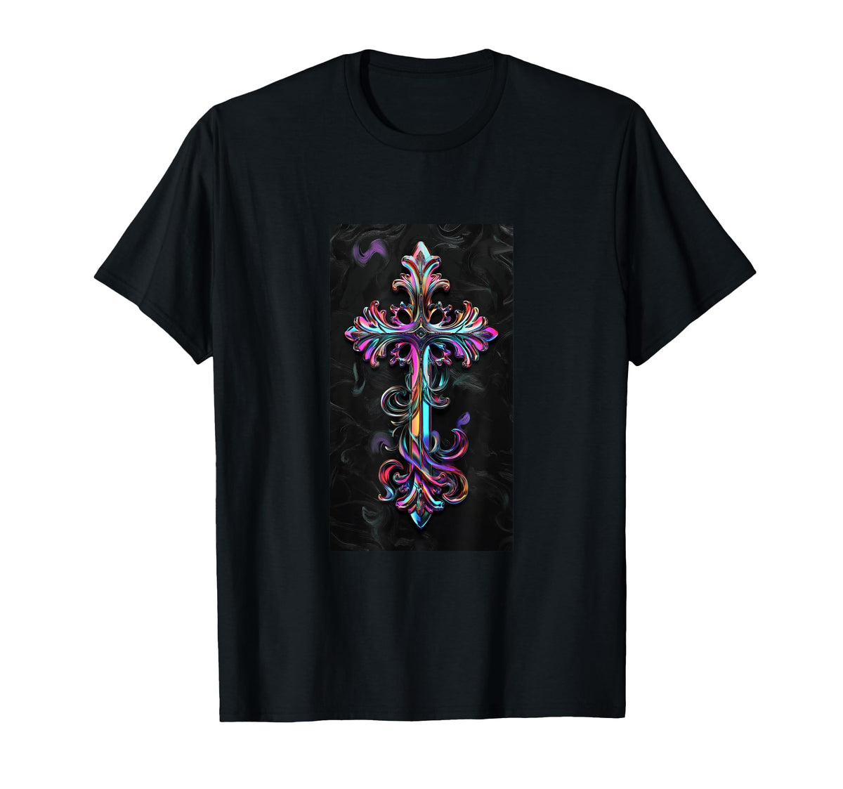 Gothic Cross Grunge Aesthetic Y2K Goth T-Shirt - Novelty Apparel Men Women