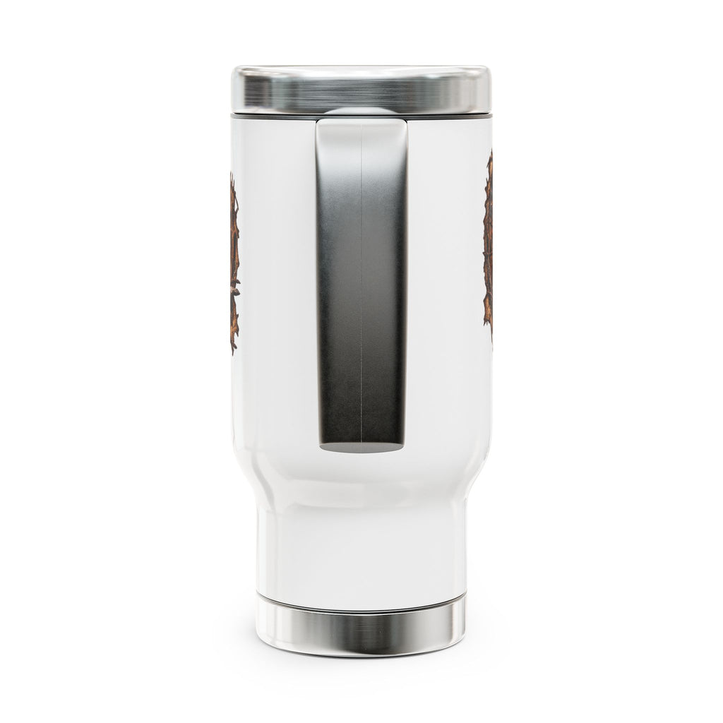 Waylon  Stainless Steel Travel Mug with Handle, 14oz