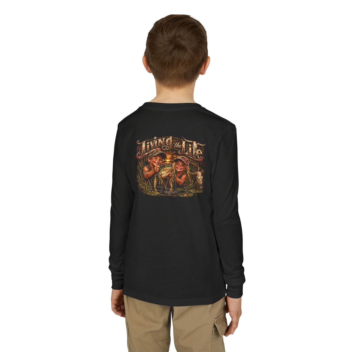 Youth Long Sleeve Tee Living the Life