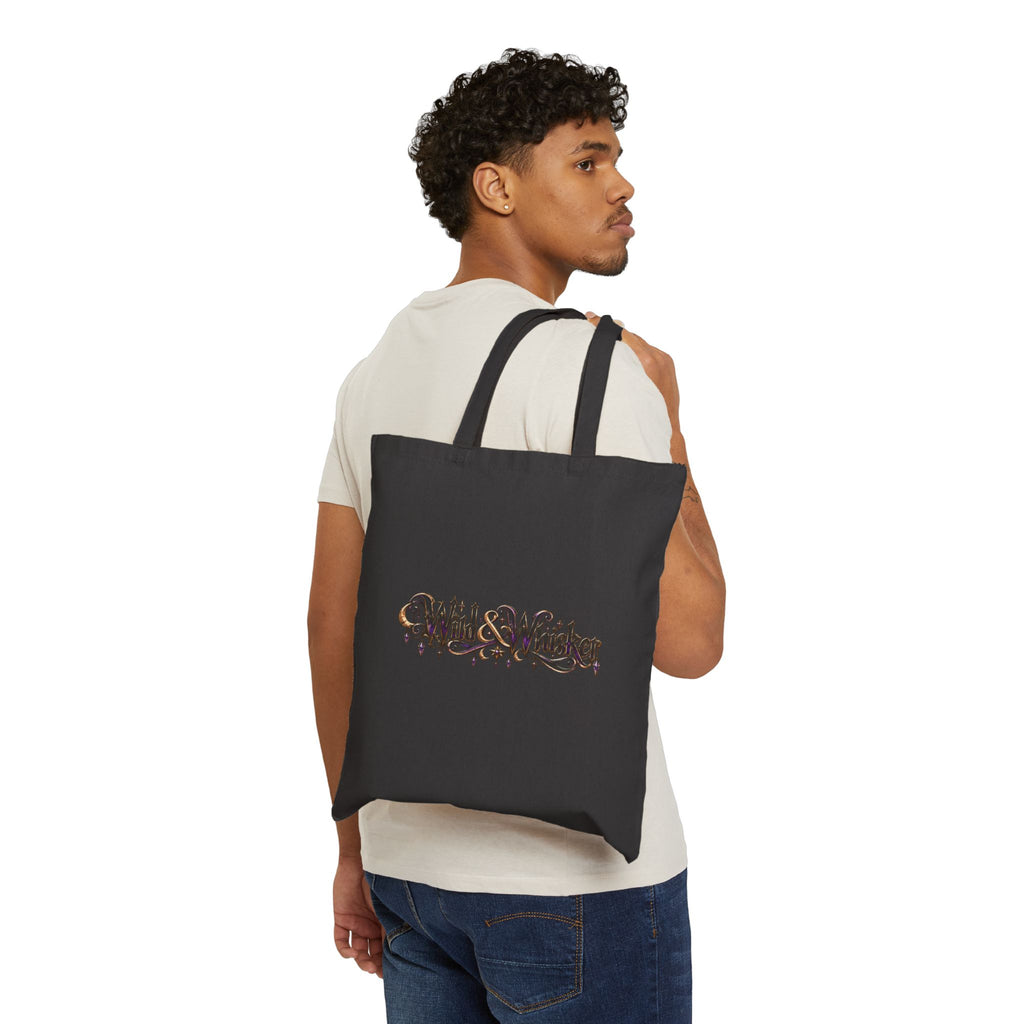 Wild & Whisker Sphynx Cat Cotton Canvas Tote Bag
