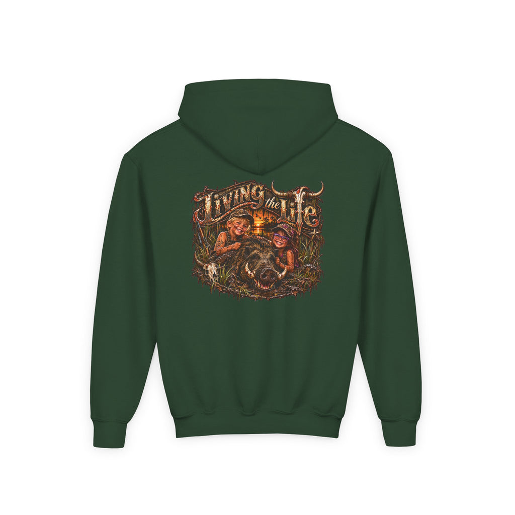 Wild Hog Youth Living the Life Hoodie