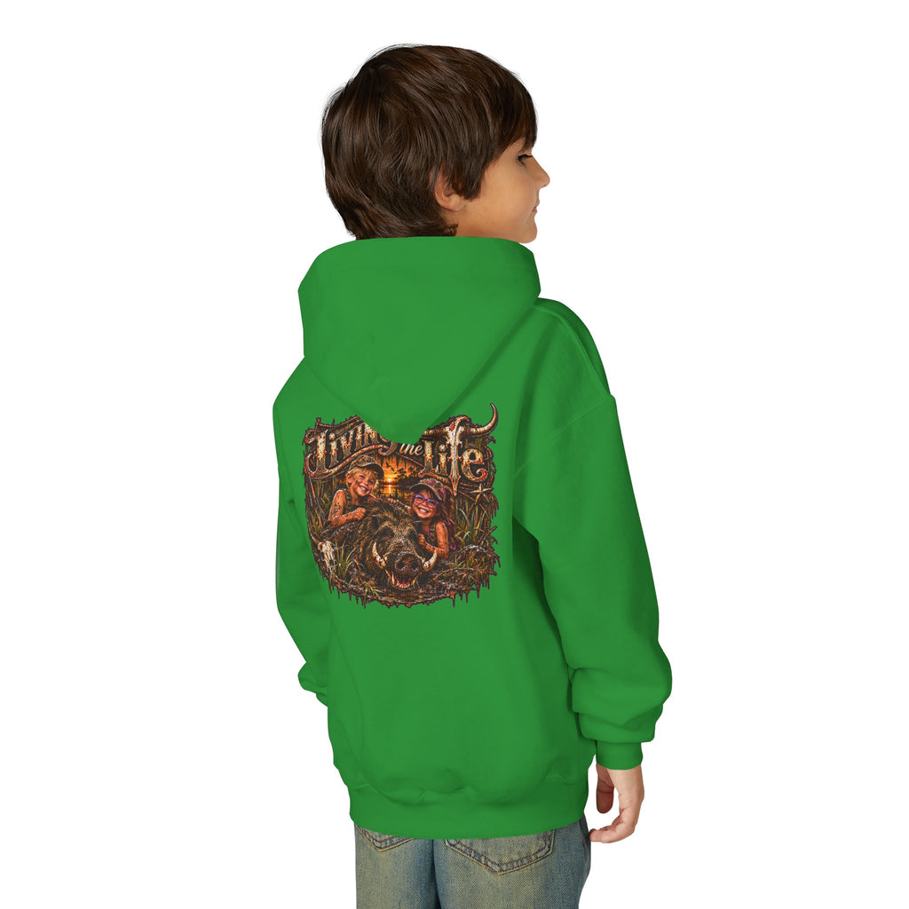 Wild Hog Youth Living the Life Hoodie