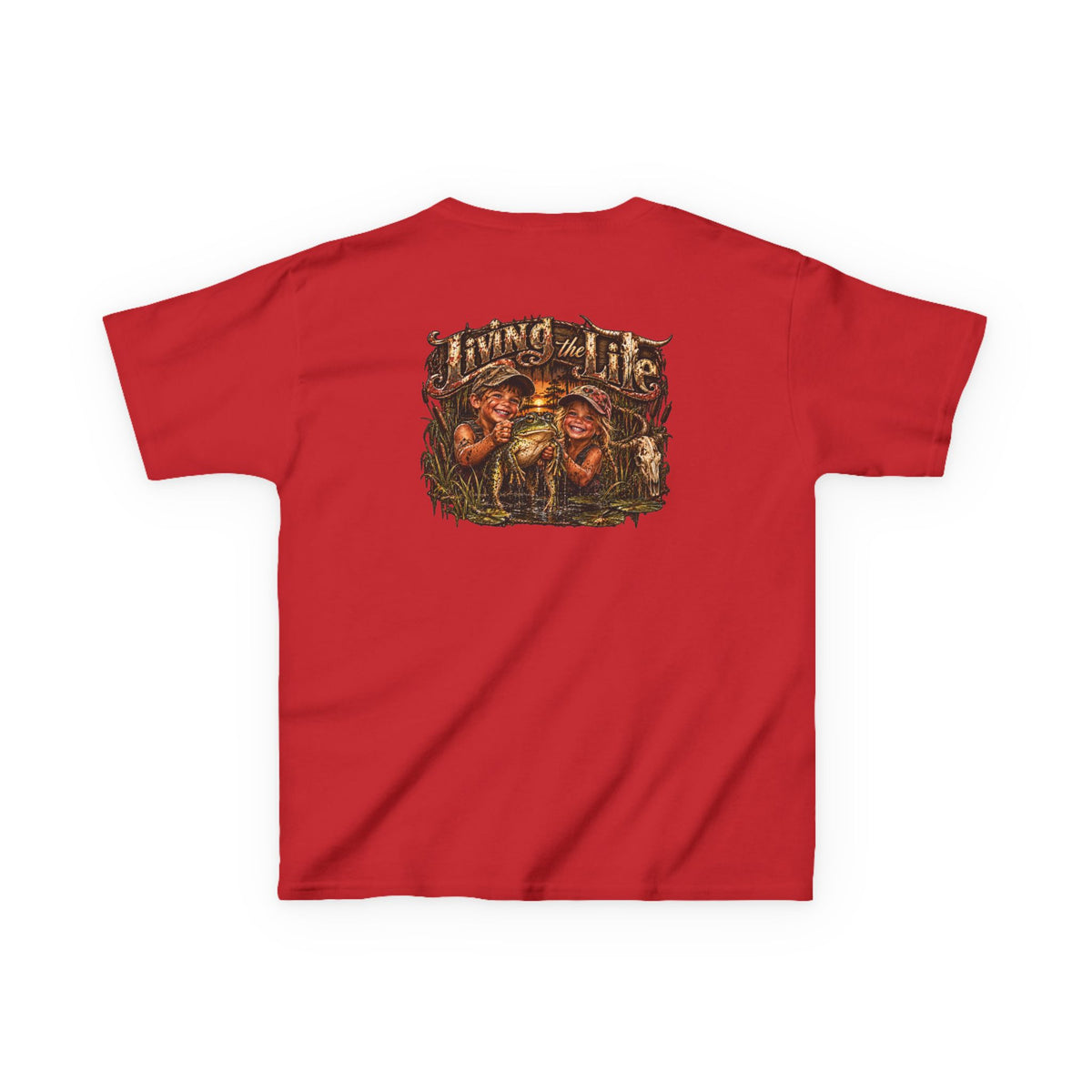 Kids Living the Good Life Frog T Shirt