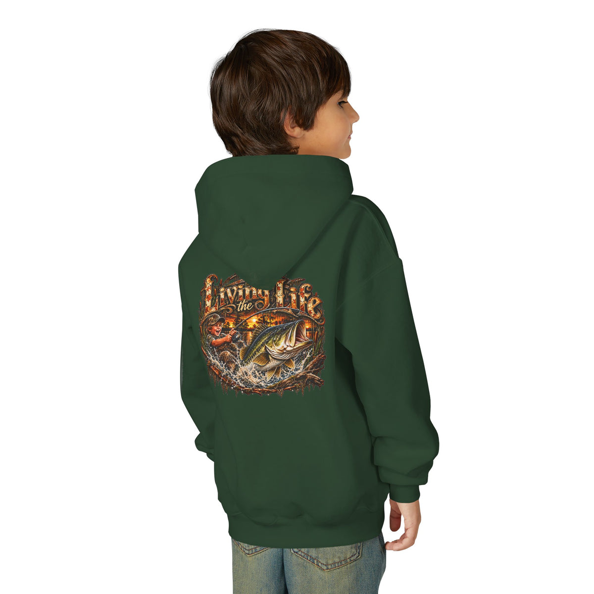 Youth Hunting & Fishing Graphic Hoodie