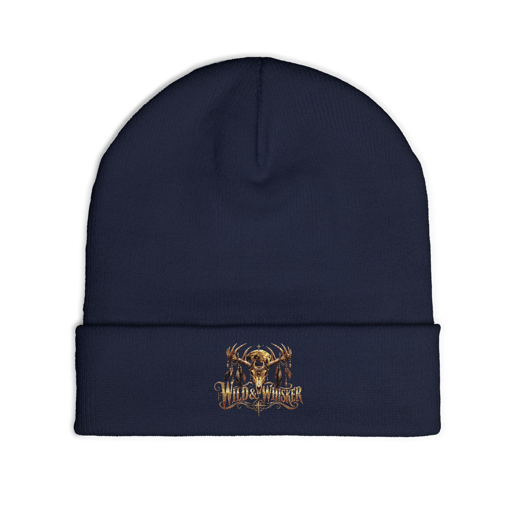 Wild & Whisker deer horns beanie embroidered