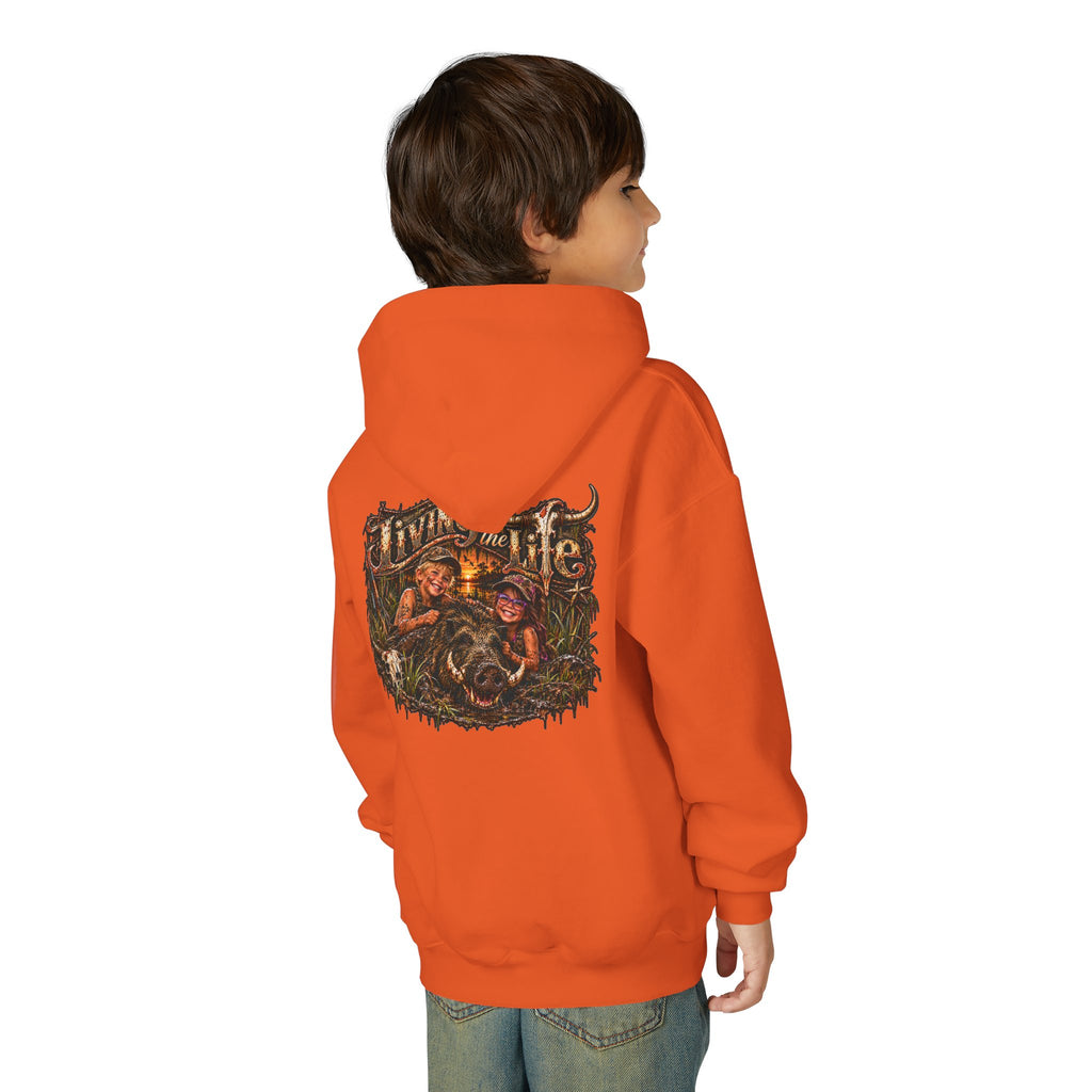 Wild Hog Youth Living the Life Hoodie
