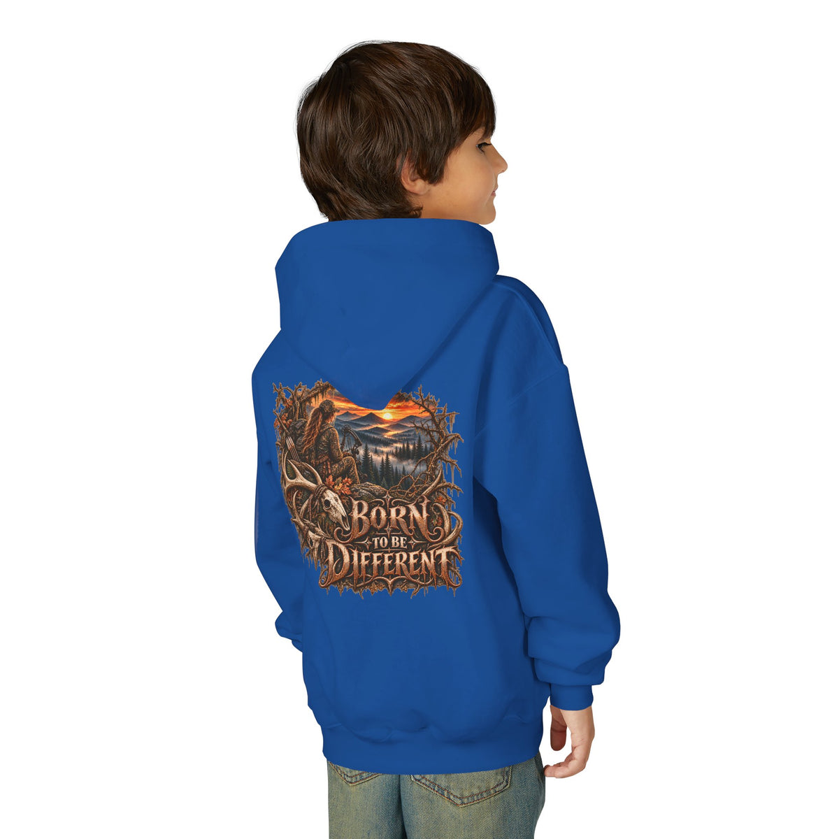 Youth Born Different Wilderness Graphic Hoodie