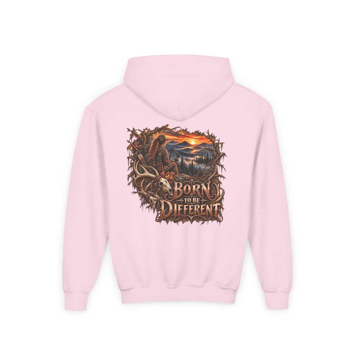 Youth Born Different Wilderness Graphic Hoodie