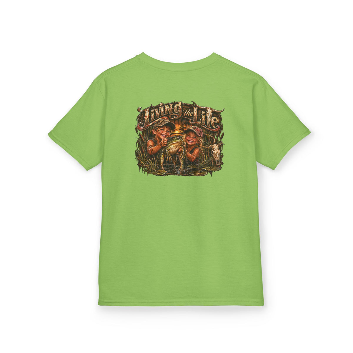 Kids Living the Good Life Frog T Shirt