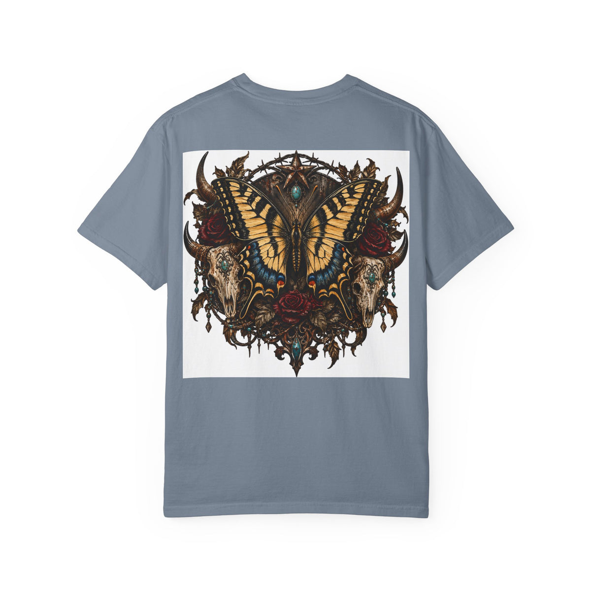 Wild & Whisker  Antler and Butterfly Graphic T-Shirt