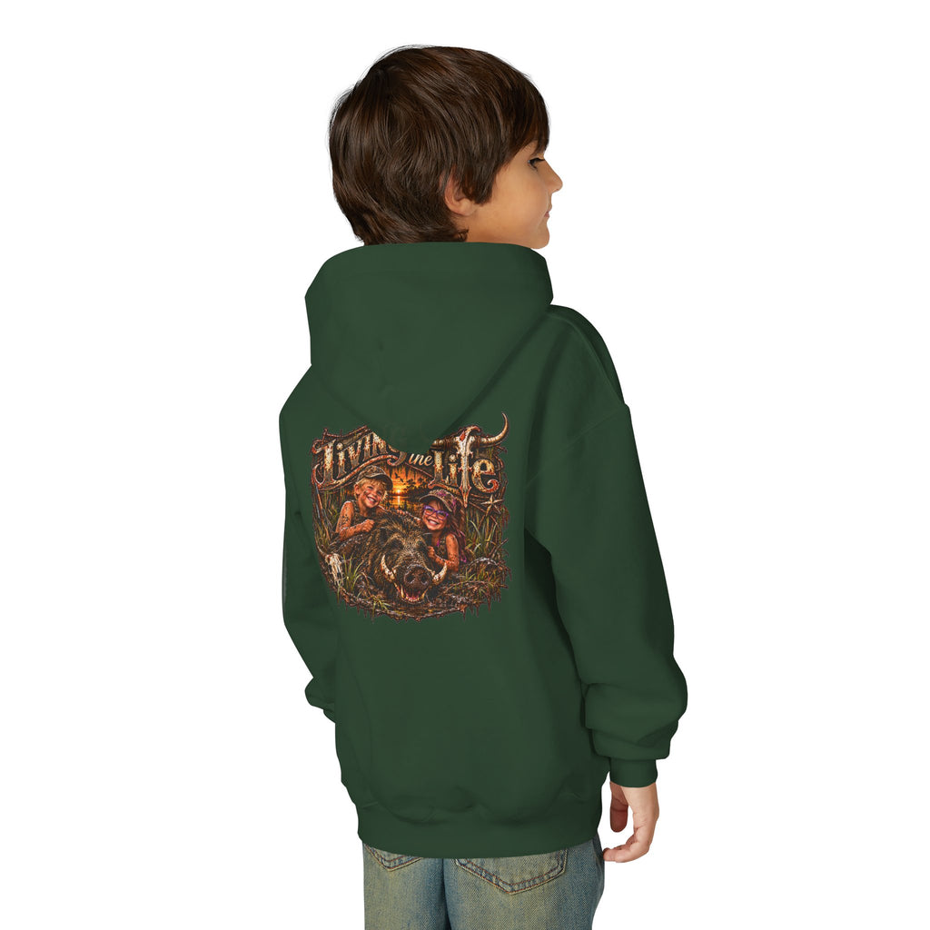Wild Hog Youth Living the Life Hoodie