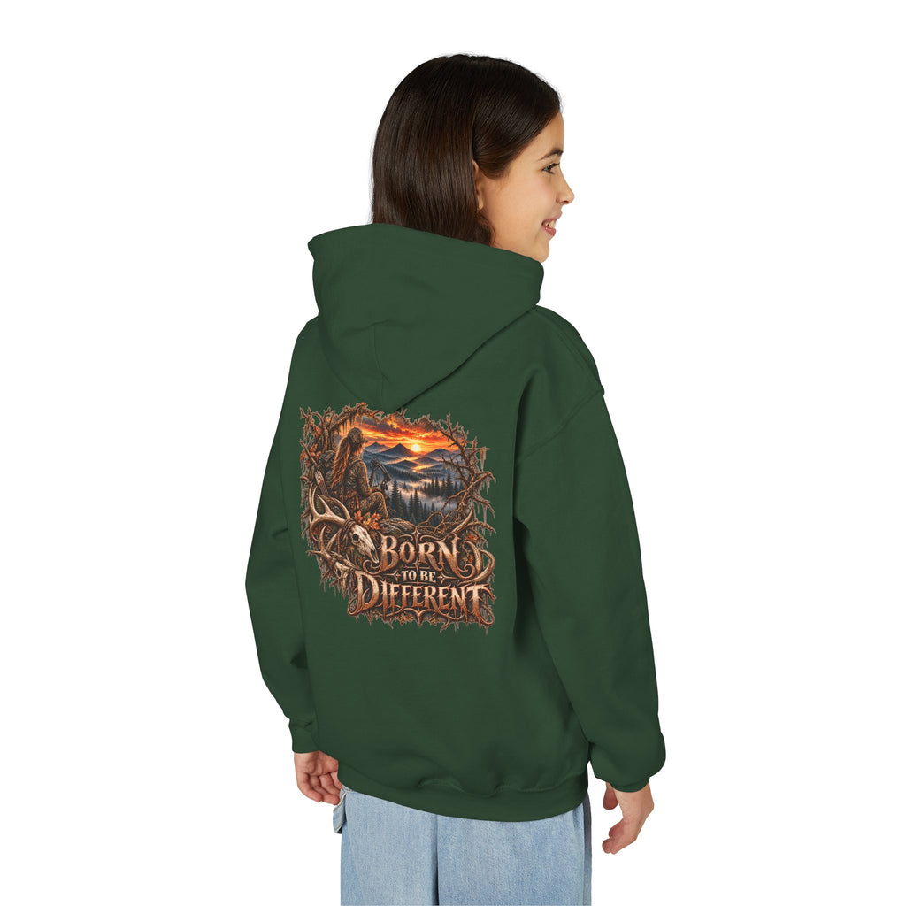 Youth Born Different Wilderness Graphic Hoodie