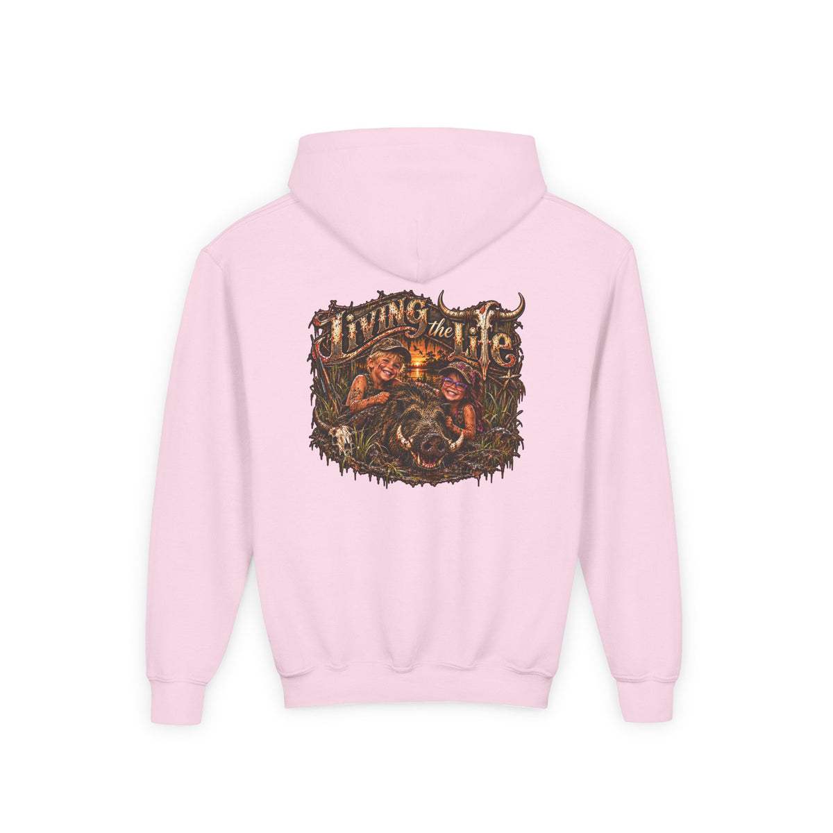 Wild Hog Youth Living the Life Hoodie