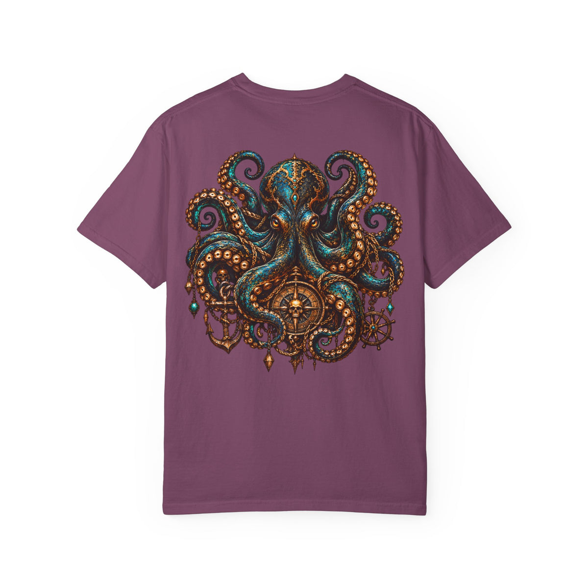 Mystical Octopus and Antler Graphic T-Shirt