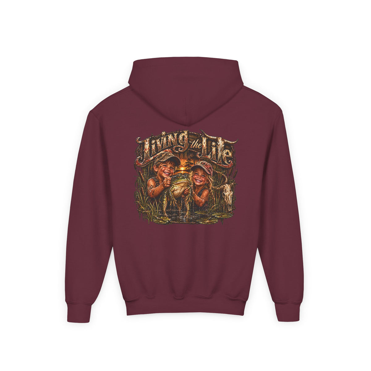 Youth Living the Good Life. Frog Hoodie