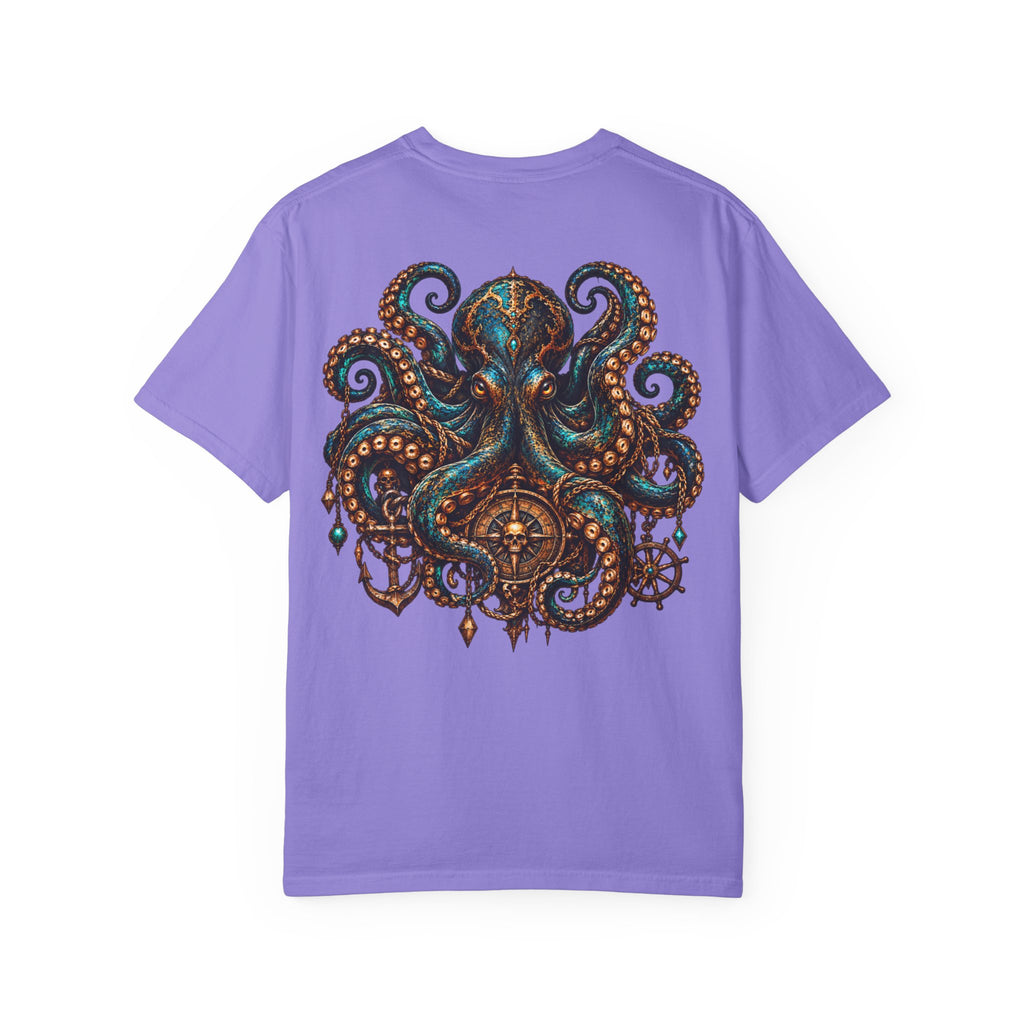 Mystical Octopus and Antler Graphic T-Shirt