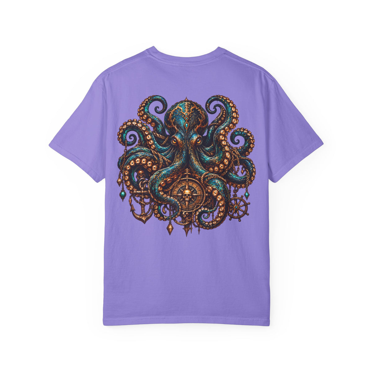 Mystical Octopus and Antler Graphic T-Shirt