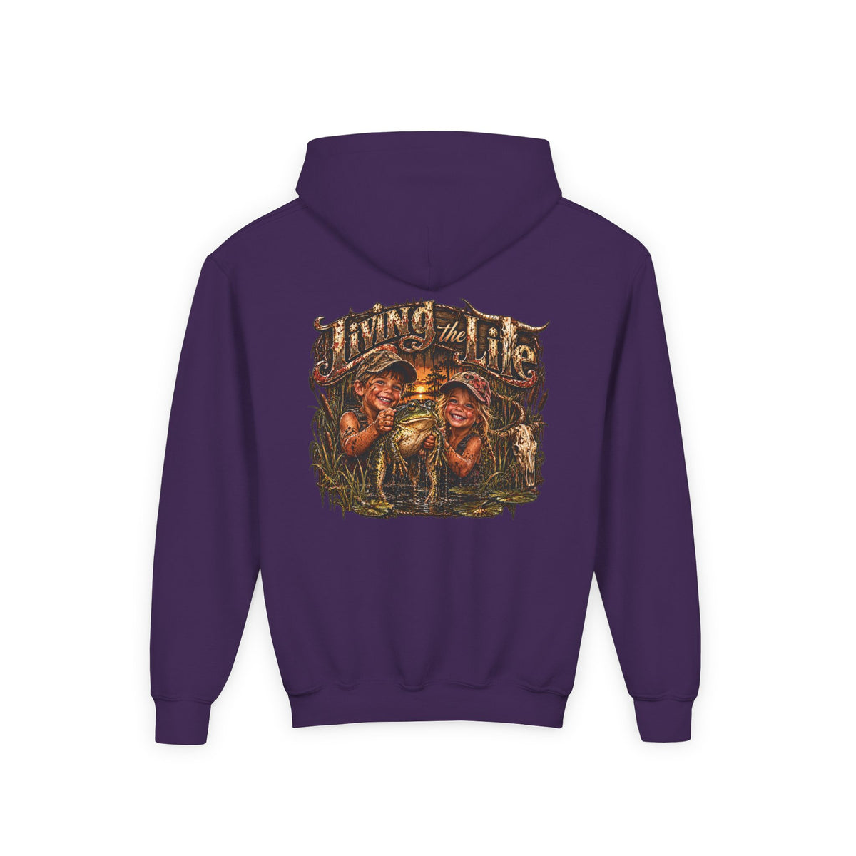 Youth Living the Good Life. Frog Hoodie