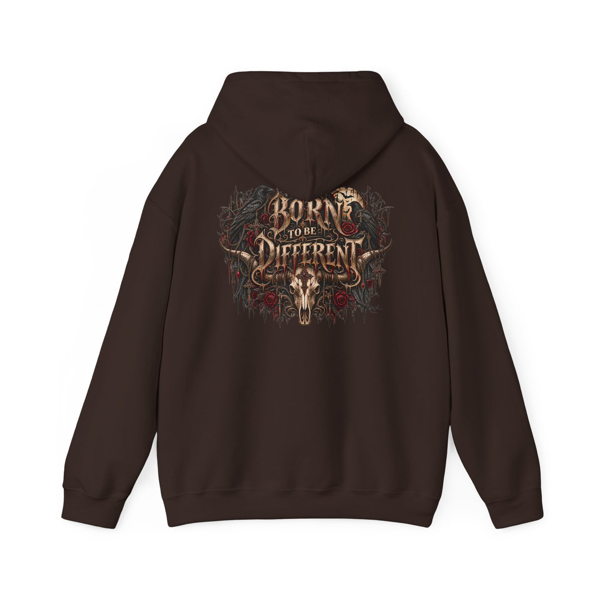 Wild & Whisker  Western Bull Skull Floral Hoodie