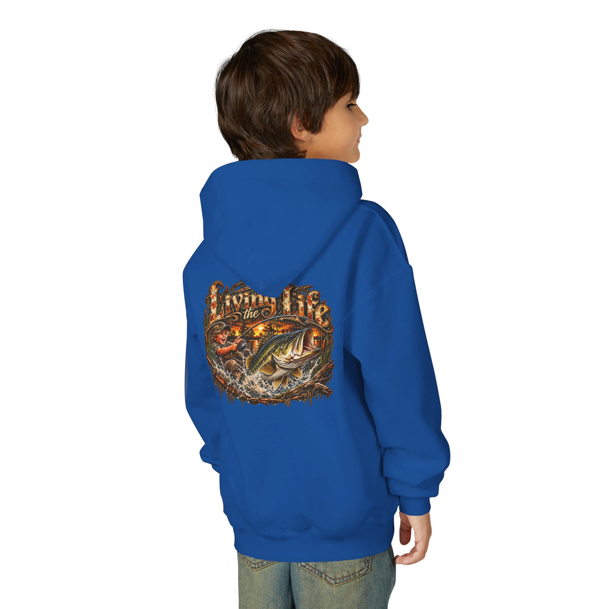 Youth Hunting & Fishing Graphic Hoodie