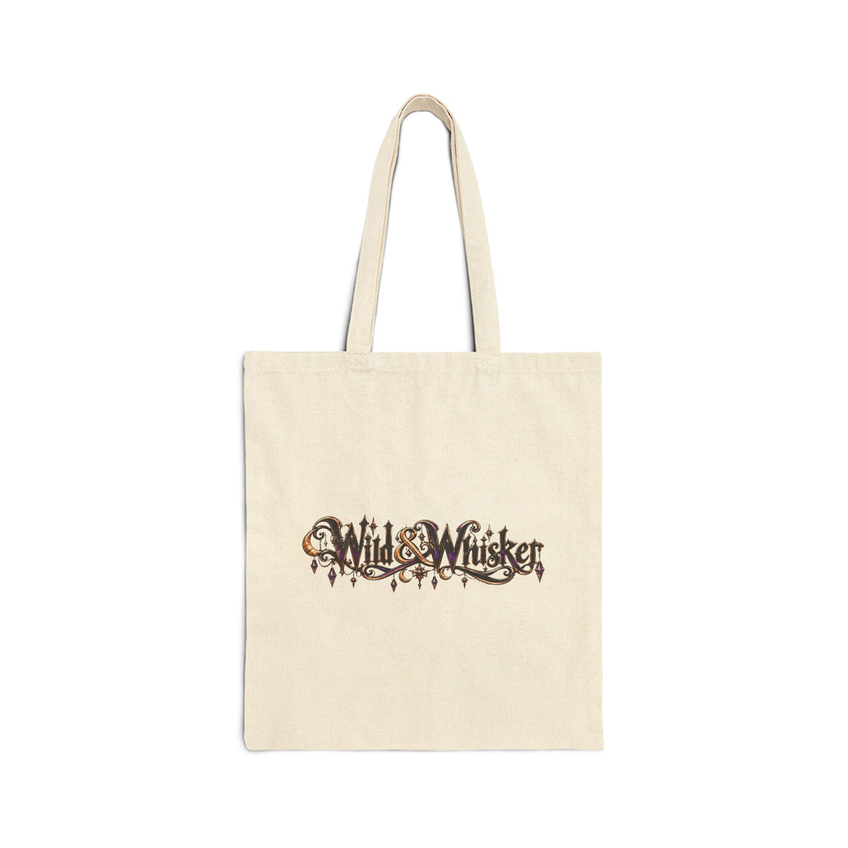 Wild & Whisker Sphynx Cat Cotton Canvas Tote Bag
