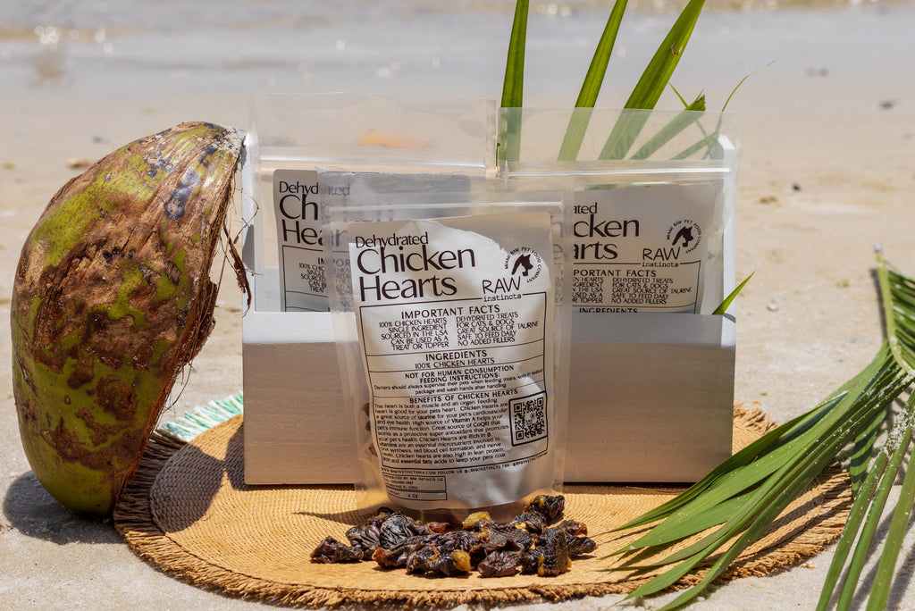 Dehydrated Chicken Hearts — 3.5 oz
